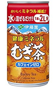 伊藤園 健康ミネラルむぎ茶 希釈用 (缶) 180g 30本 デカフェノンカフェイン