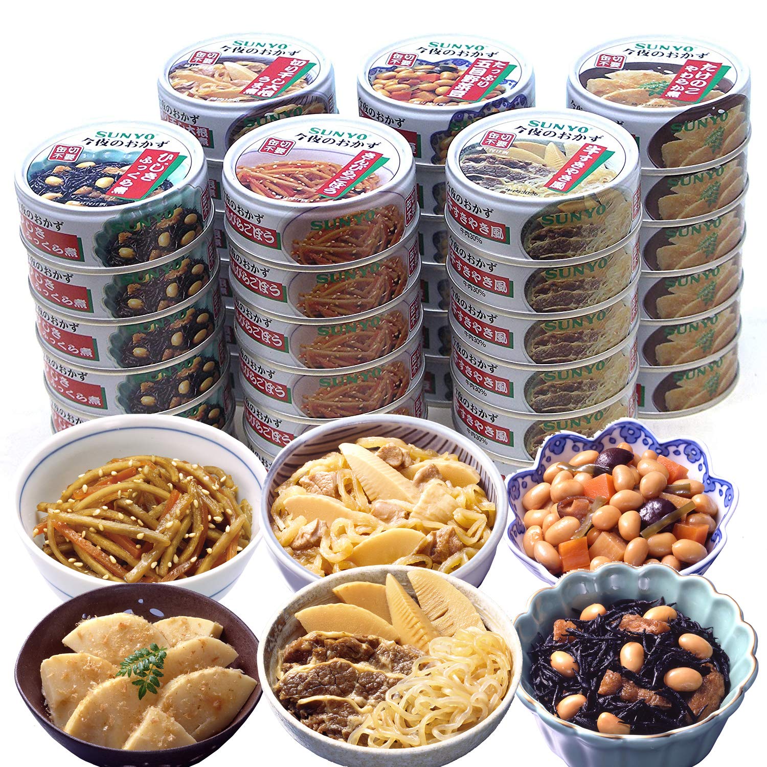 サンヨー堂 缶詰 おかず 36缶セット 【6種×各6缶】 おかず缶セット 美味しい 防災食 非常食 保存食 巣ごもり 食品 備蓄食料 買い置き 在宅 地震 災害 対策 災害 SUNYO サンヨー