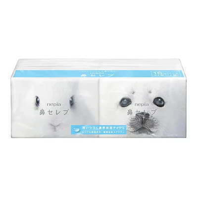 他サイト： ネピア 鼻セレブ ポケットティシュ ２４枚（１２組）ｘ１６個パックの商品画像