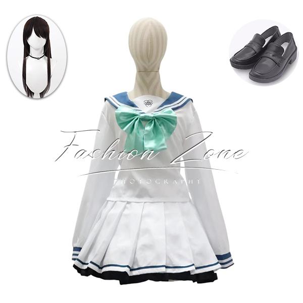 ブルーアーカイブ Blue Archive 風 栗村アイリ コスプレ衣装 ウィッグ 靴 cosplay ハロウィン 演出服 変装