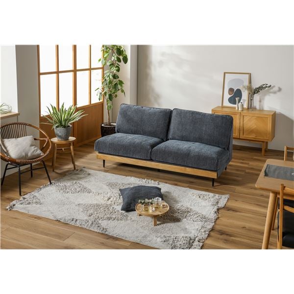 3P フェザーソファ ルンバ可 ダークグレー DGY 58,273円