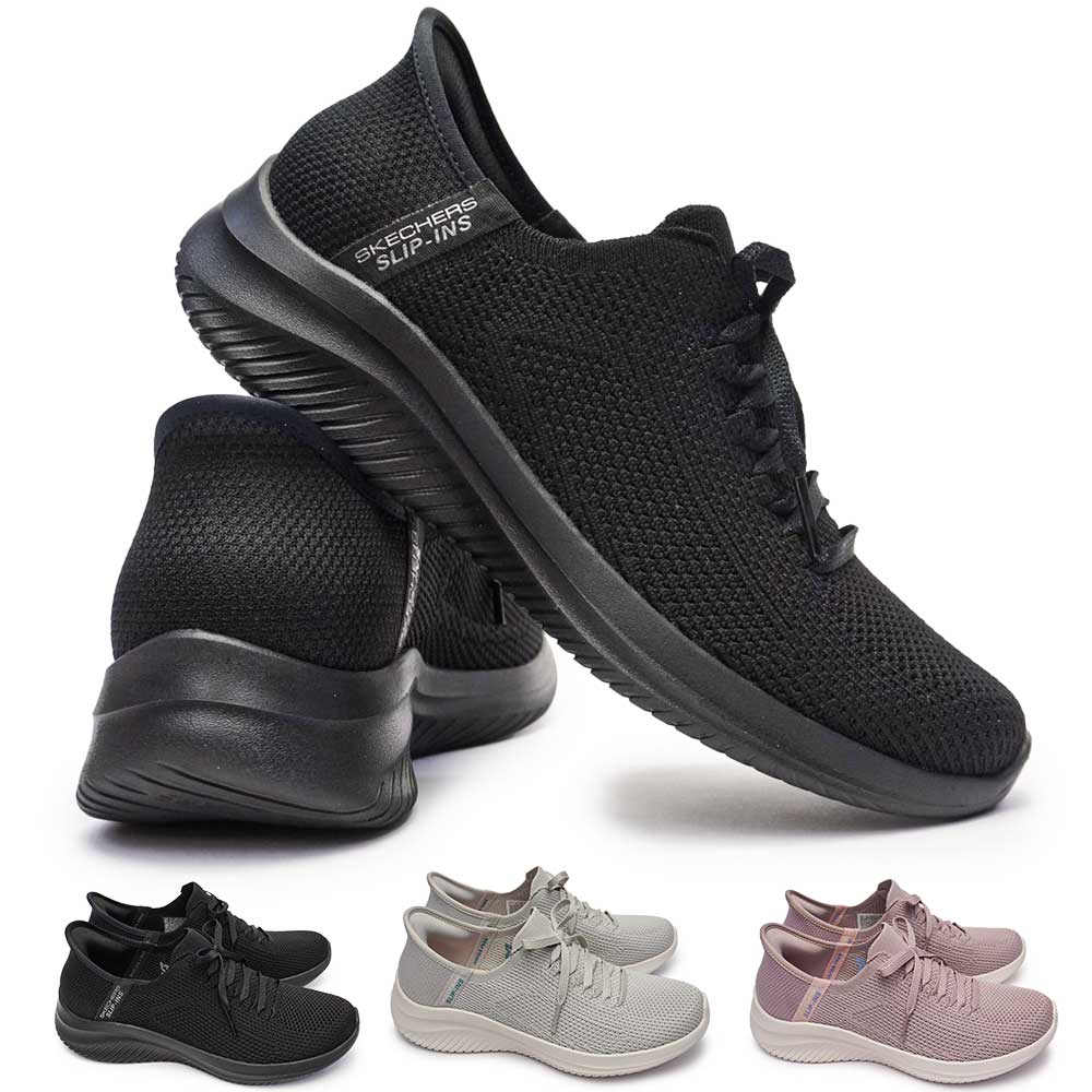 スリップインズ ウルトラ フレックス 3.0 150457 エレべイテッドモーション 手を使わずに履ける レディース スニーカー