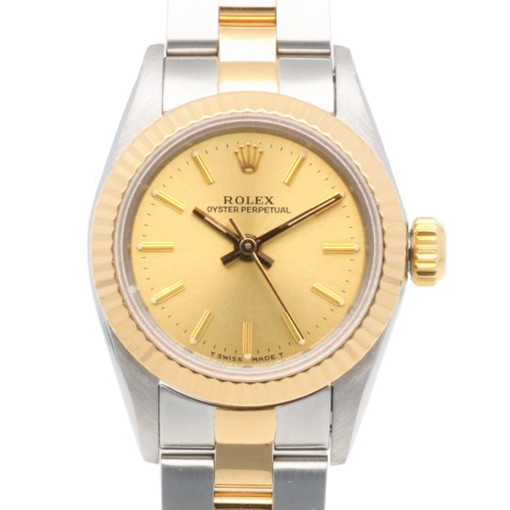 ロレックス オイスターパーペチュアル 腕時計 ステンレススチール 67193 自動巻き 1年保証 ROLEX 中古 247,500円