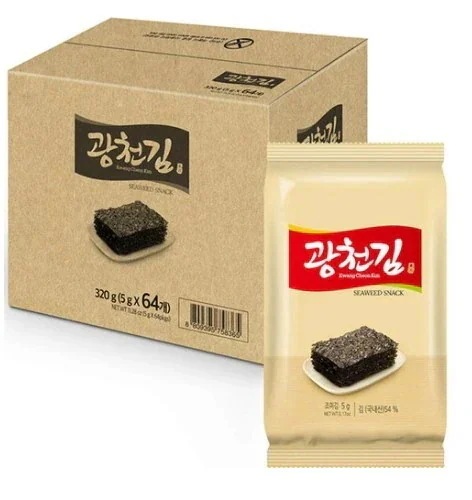 鉱泉海苔 弁当 のり 5g x 64個