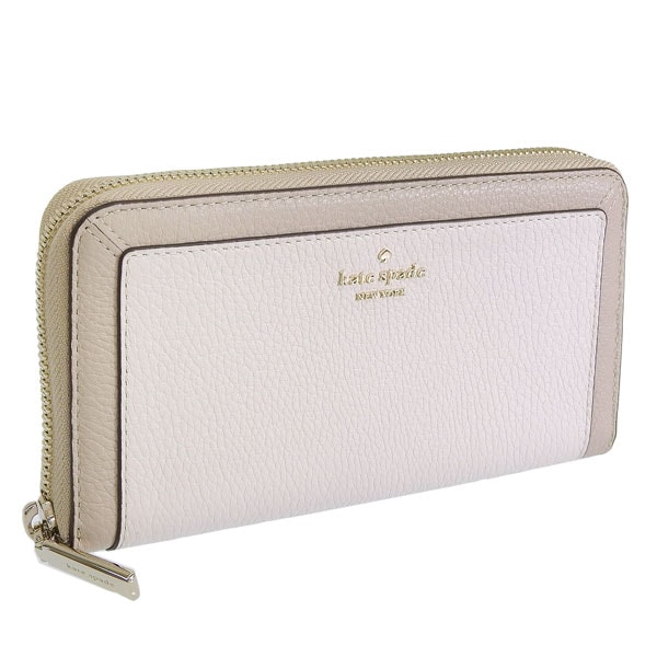 ケイトスペード 財布 レディース 長財布 アウトレット レザー ベージュ レナ カラーブロック ラージコンチネンタルウォレット lena colorblock pebb lg cont wallet