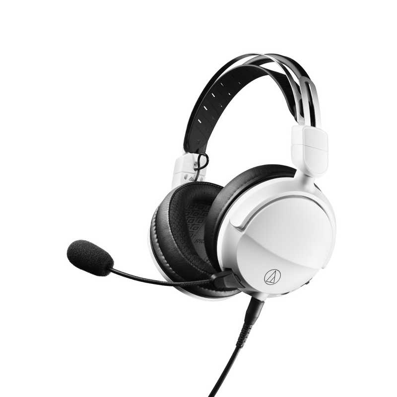 オーディオテクニカ　有線 ゲーミングヘッドセット φ3.5mmミニプラグ/ヘッドバンドタイプ　ATH-GL3 WH