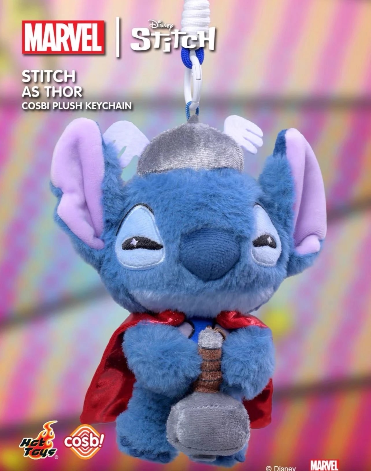 HotToys marvel スティッチ COSBI ぬいぐるみペンダント Hot Toys Marvel Stitch Cosbi Plush Keychain