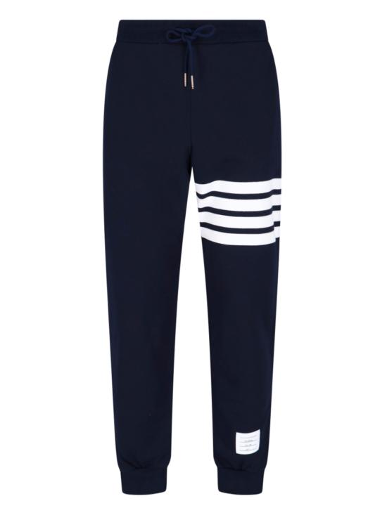 THOM BROWNE Men Straight Pants MJQ008H 00535 461 Blue
