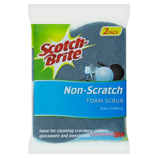 クリスマスツリー特価！ 3M Scotch-Brite Non-Scratch Foam Scrub 2 Pack 掃除道具
