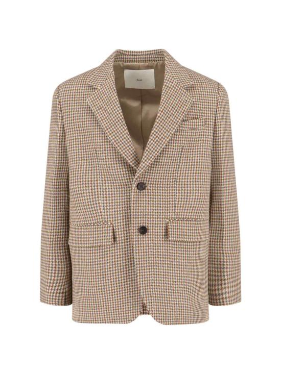 DUNST Men Suit Jackets UDJA5C101I2 BEIGE CHECK Beige
