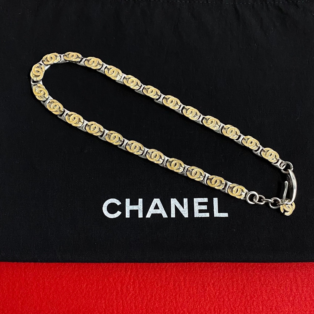 ヴィンテージ ココマークネックレス シルバーメッキ シルバー g86-8