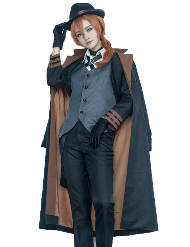 文豪ストレイドッグス 中原中也 コスプレ衣装 アニメキャラクター変装 ウイッグ追加可（靴別売り）