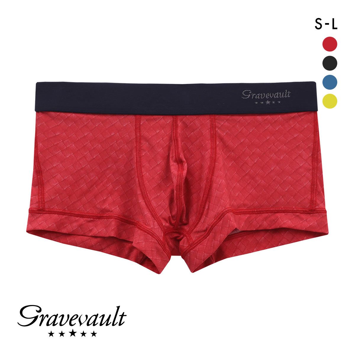 グレイブボールト Gravevault Intrecciato ローライズ ボクサーパンツ S M
