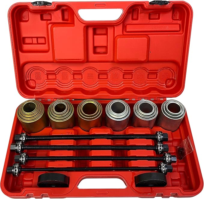 炭素鋼ブッシュベアリング除去ツール 取り外しツール プーラープレス交換ベアリング取り外しツール 自動車用スピンドル引っ張りLCV