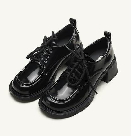 異国風 レディース ローファー 革靴 ハイヒール 5cm 太ヒール 厚底 柔らかい 美脚 脚長 軽量