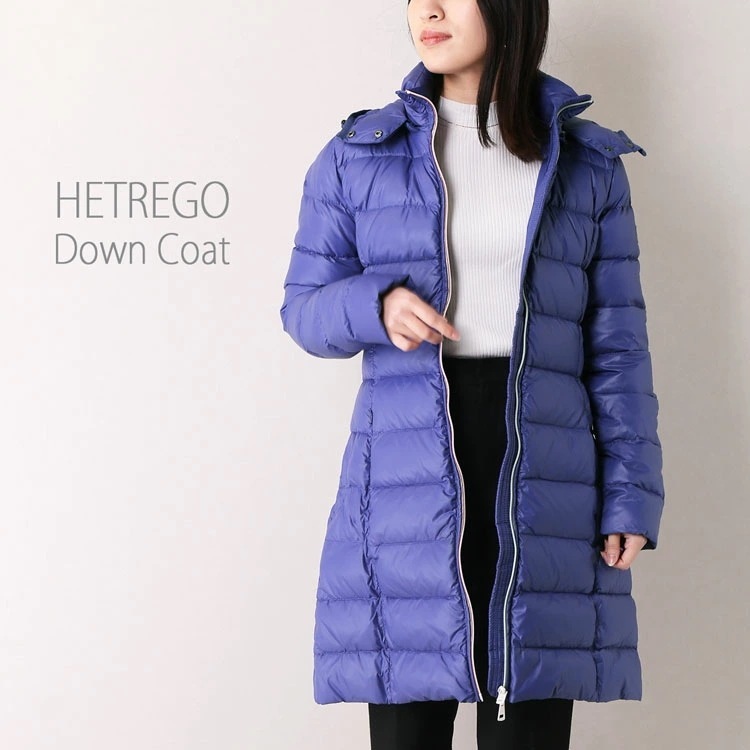 [HETREGO(エトレゴ)]ダウンコートフード付き