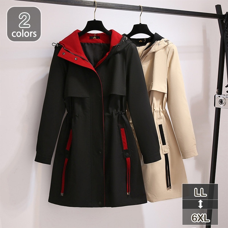 モッズコート ウインドブレーカー マウンテンパーカー トレンチコート フード付き ブルゾン ジャンパー アウトドア パーカー ジャケット レディース レインコート 軽量 ポンチョ 通勤 通学 釣り 防