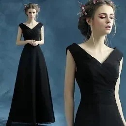 ドレスロングドレス演奏会キャバドレス　エレガント　黒　ロングドレスドレスラインドレスキャバ/キャバドレスナイトドレスキャバ嬢ロングドレス　大きいサイズ　パーティードレス　ロング　ウェディングドレス　フ