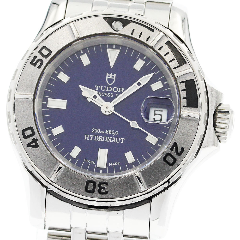 チュードル TUDOR 99090P プリンセス デイト ハイドロノート デイト 自動巻き レディース 良品 _948650【中古】