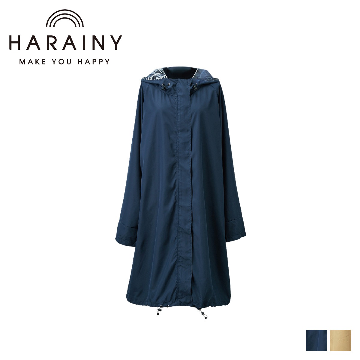 HARAINY ハレニー レインコート レインウェア カッパ 雨具 アウター レディース 自転車 撥