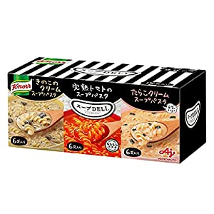 【年中無休】 スープDELI クノール バラエティボックス トマト/きのこ/たらこ 18袋入 非常用食品