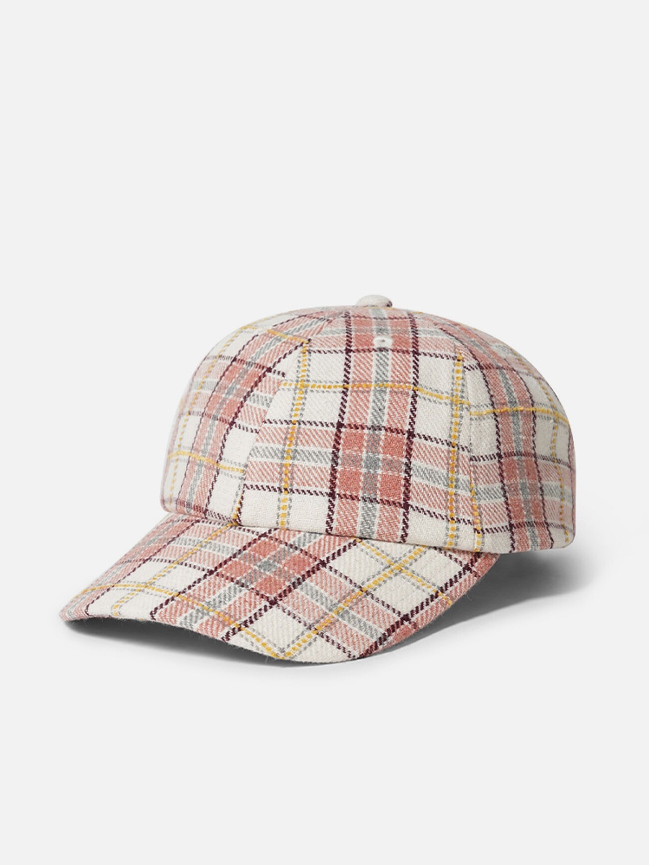 【BUTTER GOODS】 BUCKET PLAID 6 PANEL CAP : RED