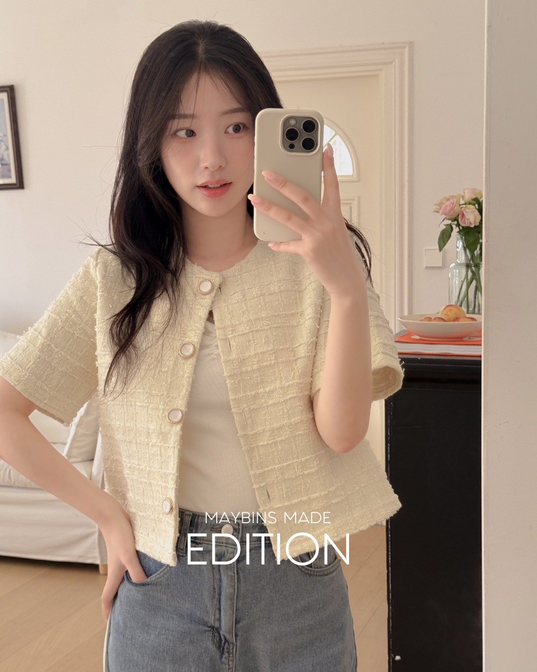 [MADE] ティエリツイードジャケット韓国ファッション レディース