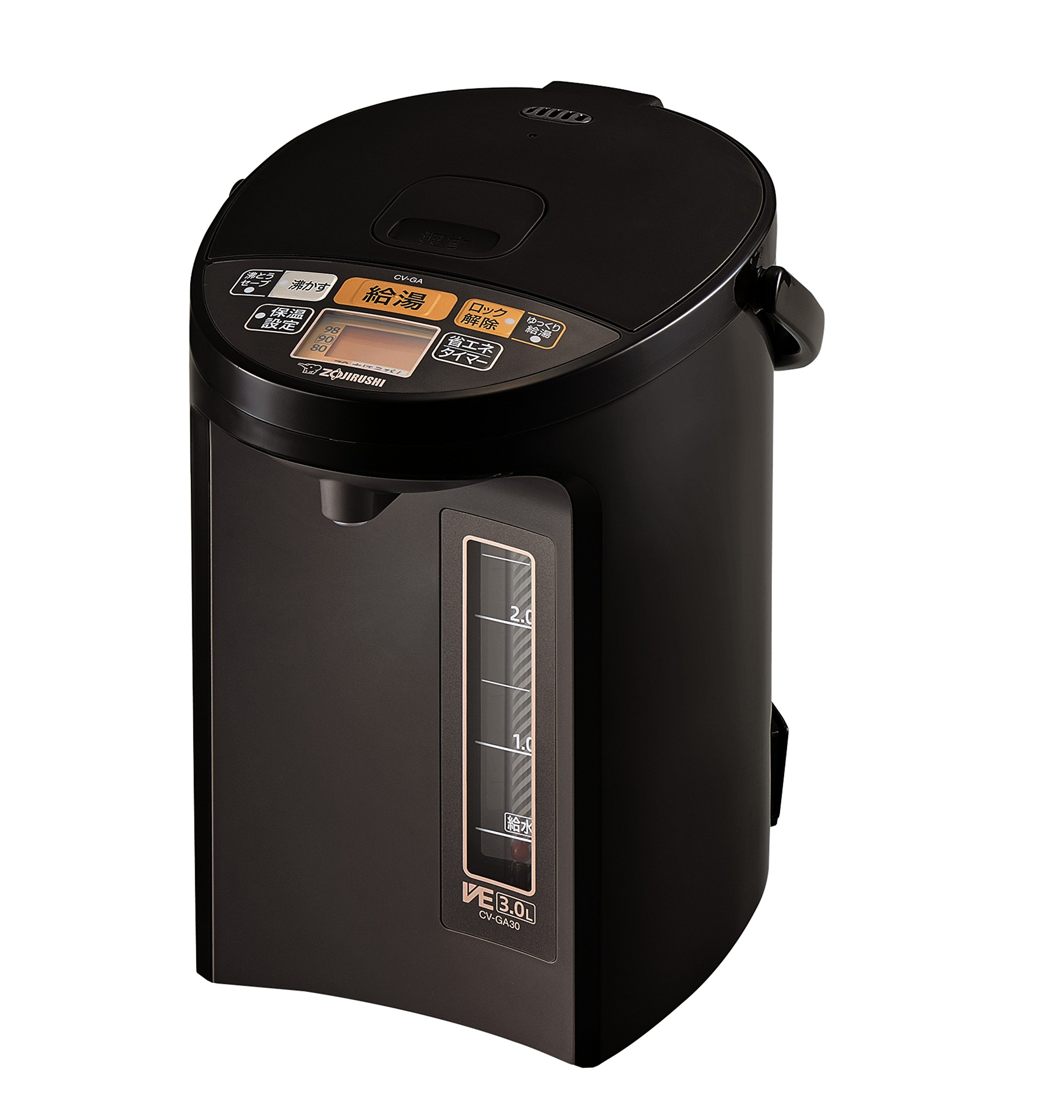 【国内発送】 象印マホービン 電気ポット 3.0L 優湯生 省エネタイプ VE電気まほうびん 5段階温度設定 ブラウン CV-GA30-TA