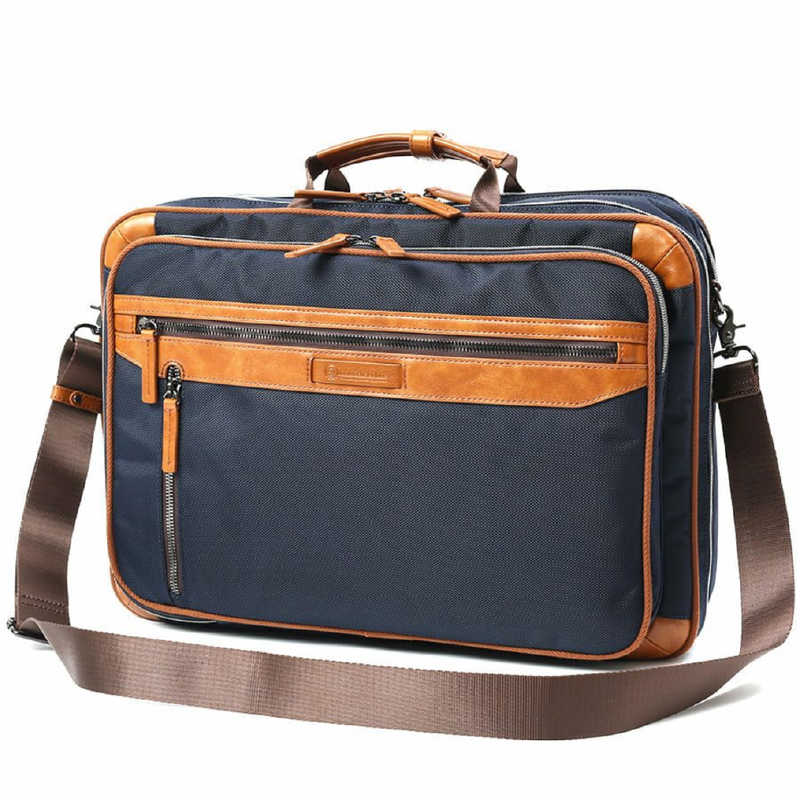 HARVEST　3Wayブリーフバッグ moustache on time ネイビー　KIX-2145