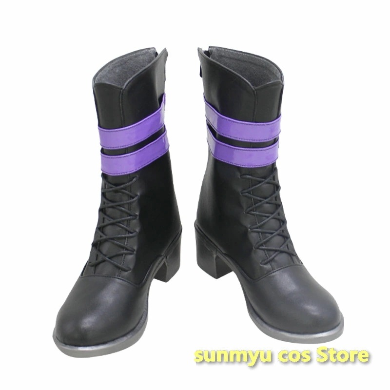バーチャル VTuber にじさんじ Uki Violeta 浮奇・ヴィオレタ コスプレ靴　ブーツ