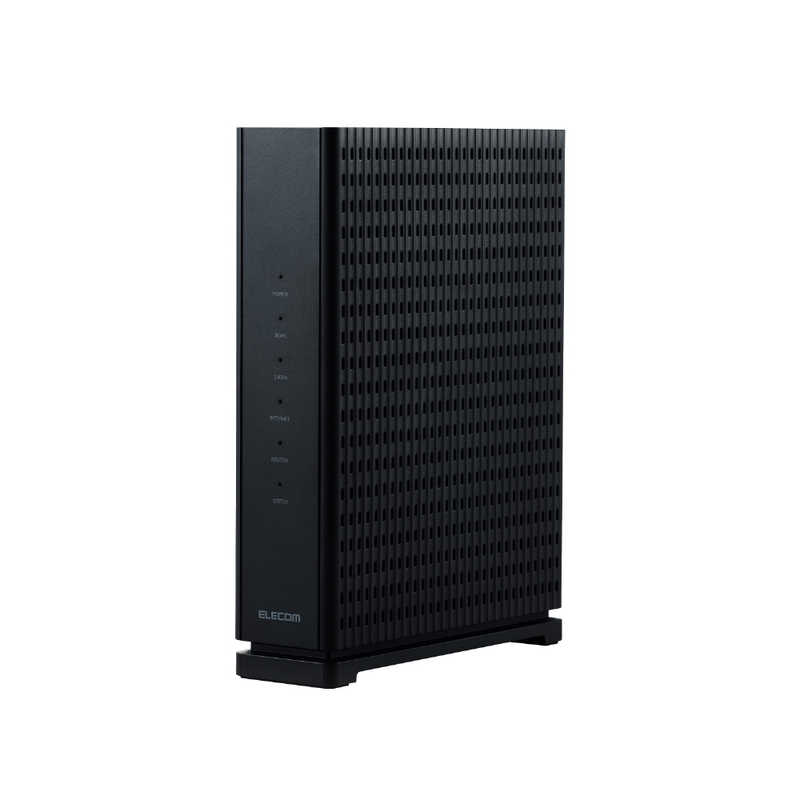 エレコム　ELECOM　ルーター 親機 WiFi7 11be/11ax 2882＋688Mbps IPv6 高速通信 AIセキュリティ EasyMesh対応 ブラック　WRC-BE36QSD-B