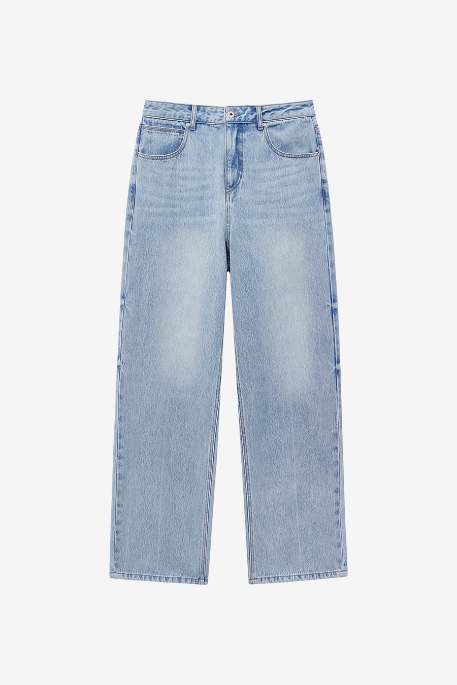 【INSILENCE】 DOMINGO WASHED DENIM PANTS : LIGHT BLUE