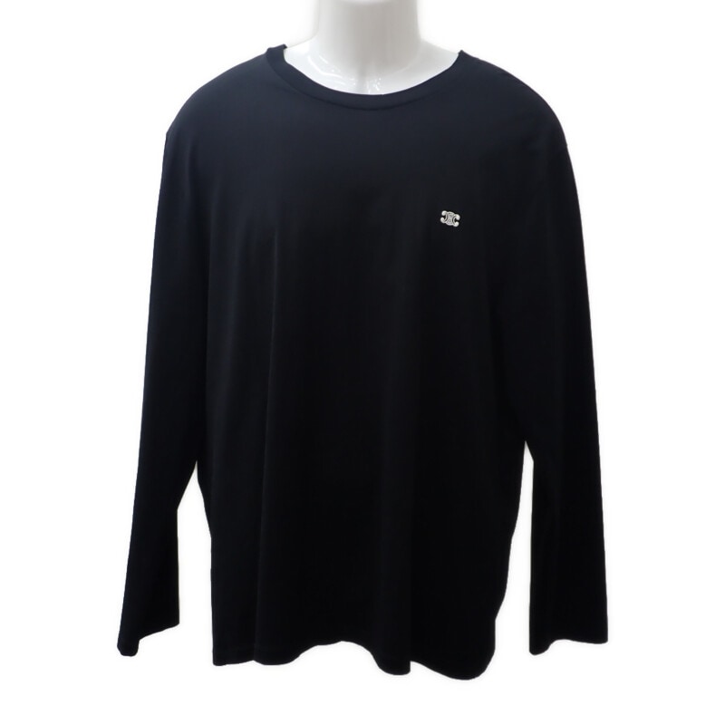 トリオンフ ロングスリーブ XXL RX017507Z.38AW 長袖Ｔシャツ コットン ブラック メンズ【ABランク】