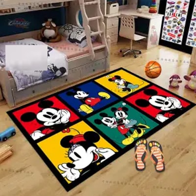 2023新品発売韓国デイジー バスマット カーペット ディズニー 玄関マット 滑り止め付 マット 5,450円