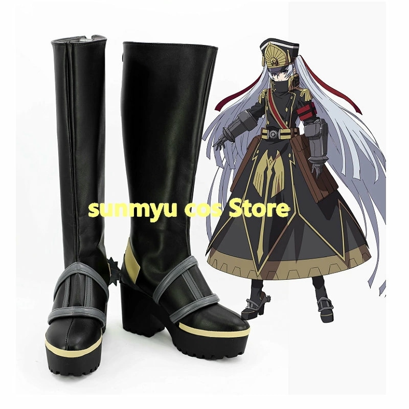 Re:CREATORS レクリエイターズ 軍服の姫君風 コスプレ靴　ブーツ