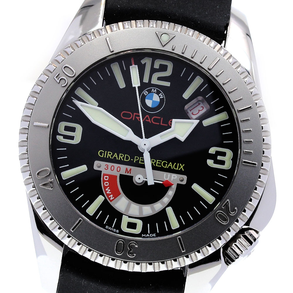 ジラール・ペルゴ GIRARD PERREGAUX 49920 シーホークII BMWオラクルレーシング 自動巻き メンズ 良品 _831946【中古】
