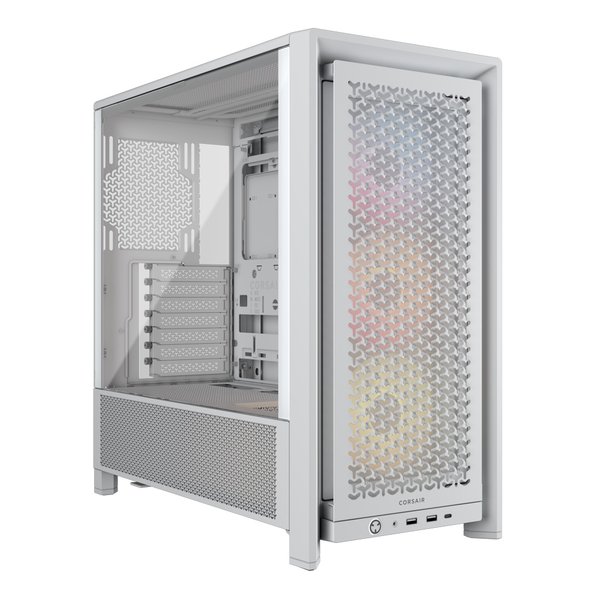 ミドルタワー型PCケース FRAME 4000D RS ARGB White E-ATX/RGBファン3基/ホワイト CC-9011297-WW