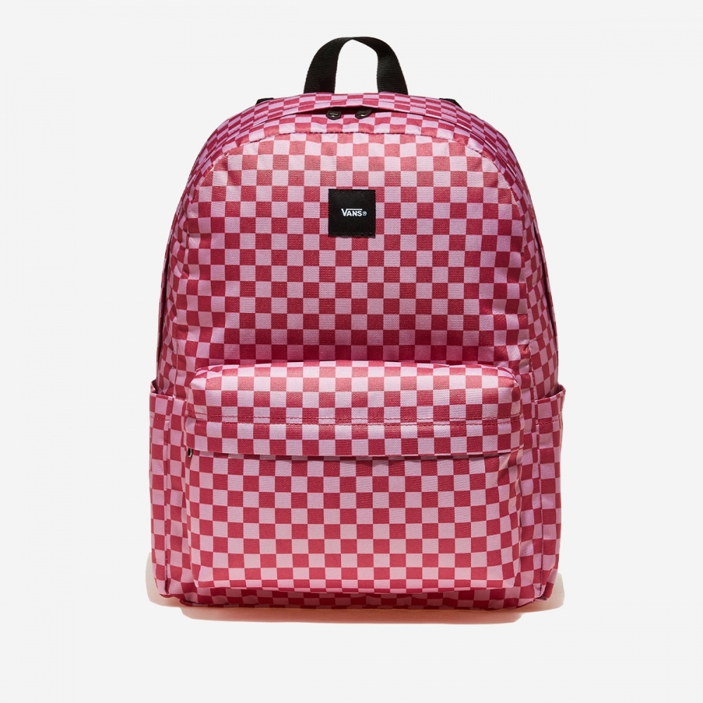 バンズオールドスクールチェックバックパック VN000H4XZRY-モーヴウッド