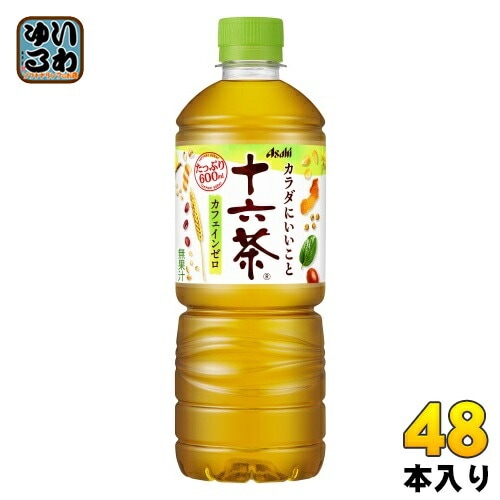アサヒ 十六茶 VD用 600ml ペットボトル 48本 (24本入×2 まとめ買い) お茶 ノンカフェイン