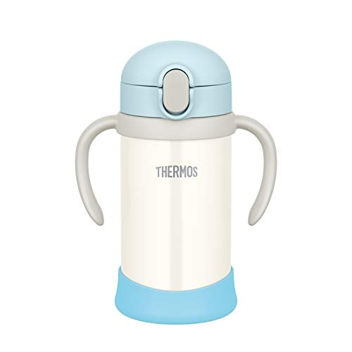 サーモス まほうびんのベビーストローマグ FJL-350 ブルーホワイト (BLWH) 350ml