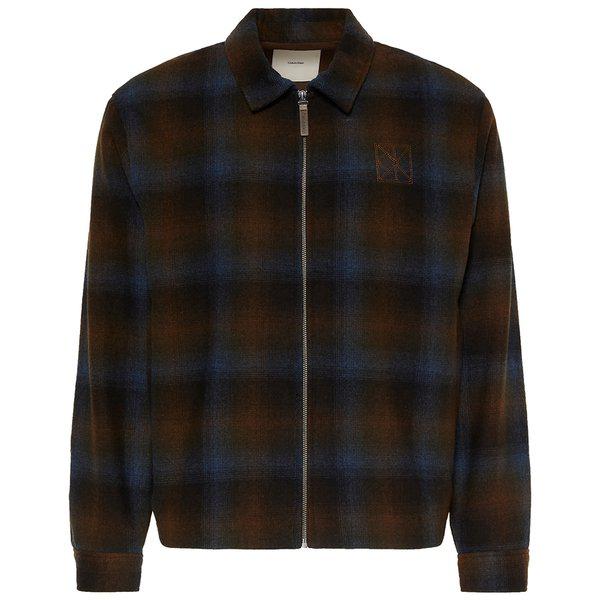 男性ウールフランネルフルジップジャケット(4LD425G)