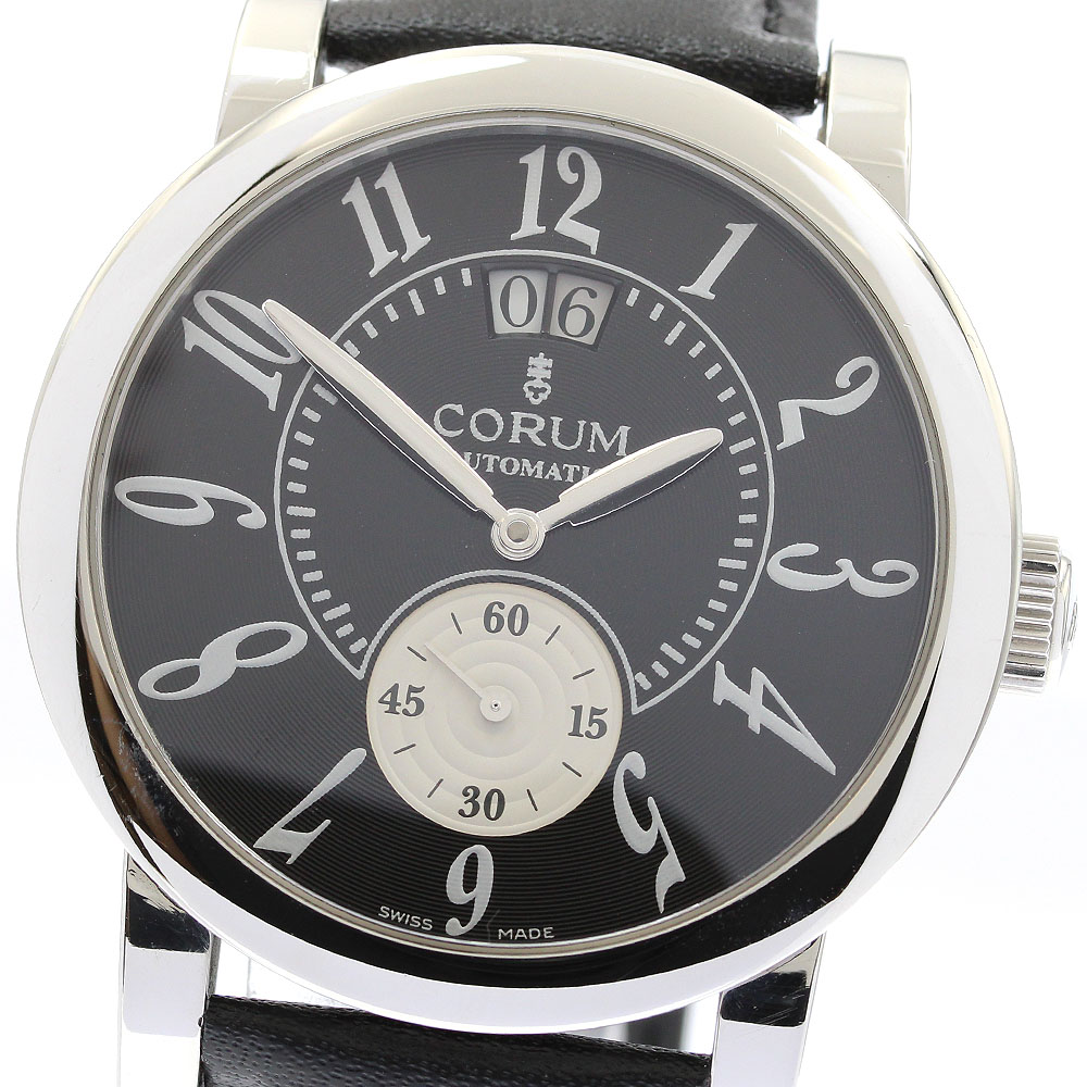 コルム CORUM 922.201.20 クラシカル ビッグデイト 自動巻き メンズ 良品 _899003【中古】