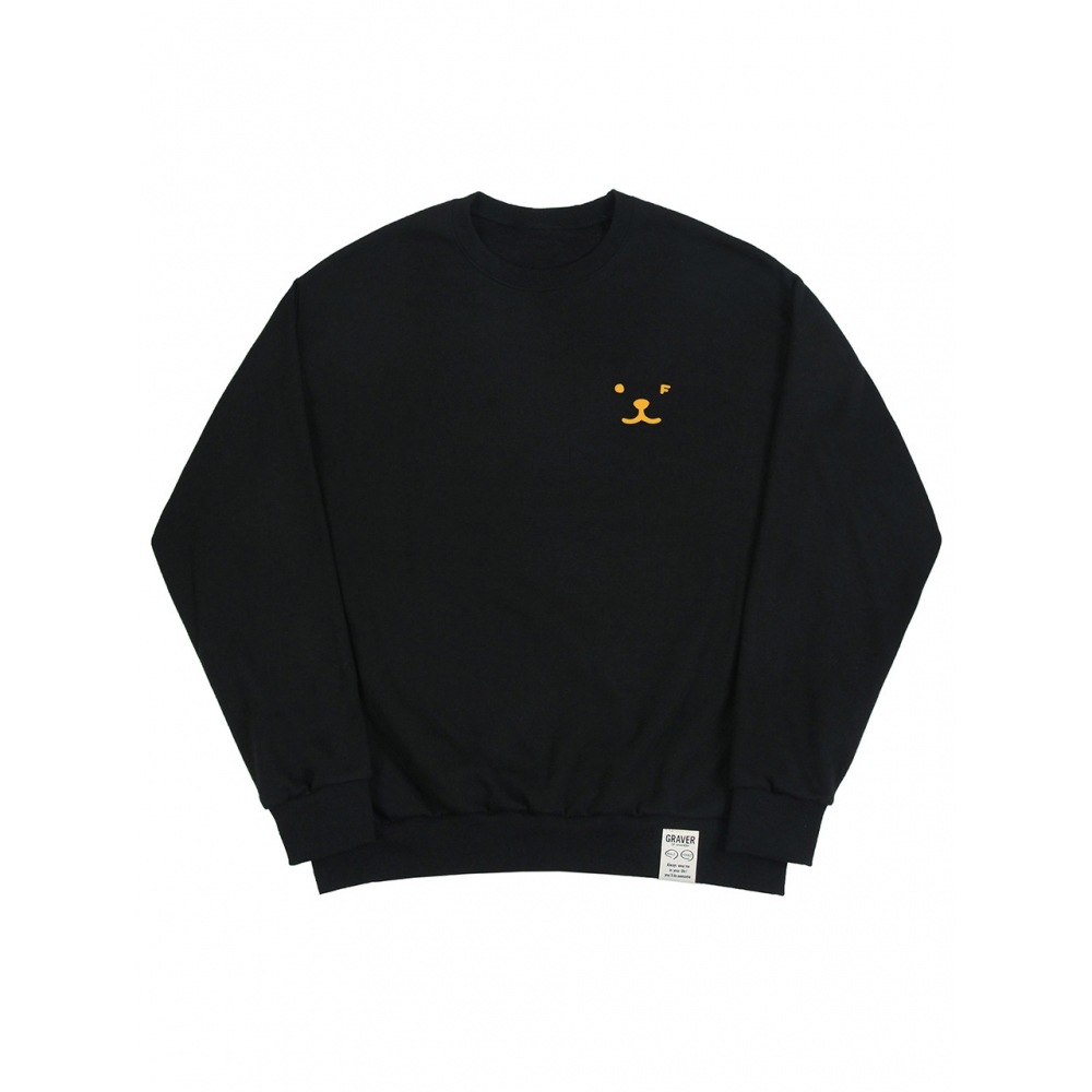 GRAVER パフィー フェイス スモール ドローイングスマイル マンツーマン 8color