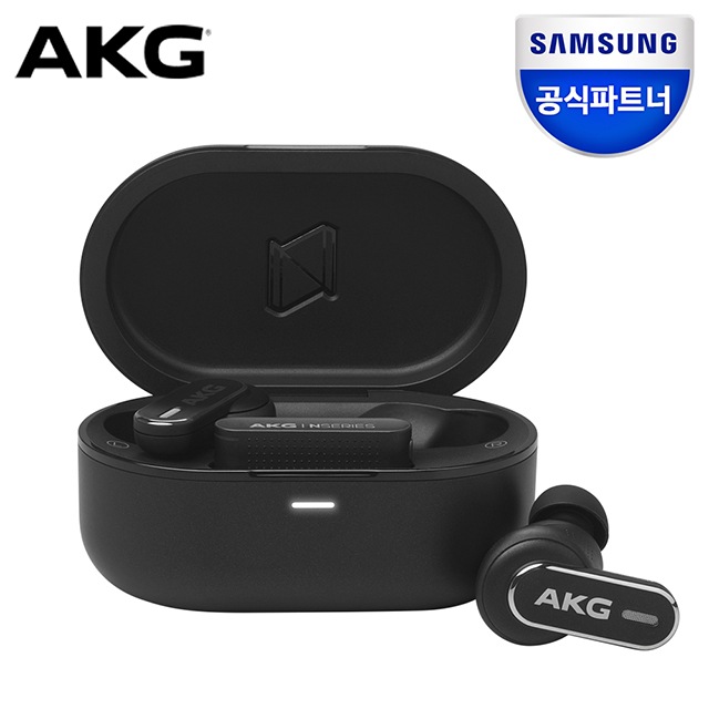 AKG N5 ハイブリッド/ワイヤレス/ブルートゥース/イヤホン/True Adaptive ANC/イヤーバード -ブラック/新品/2024