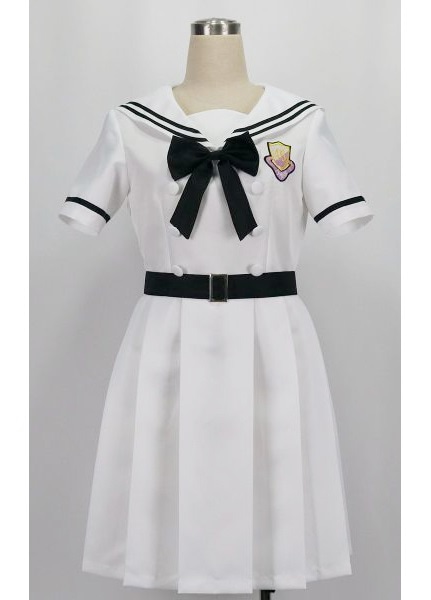コスプレ衣装 に適合する 乃木坂46 6thシングルガールズルール 白制服 白石麻衣 大人の子供用 コスプレ S890