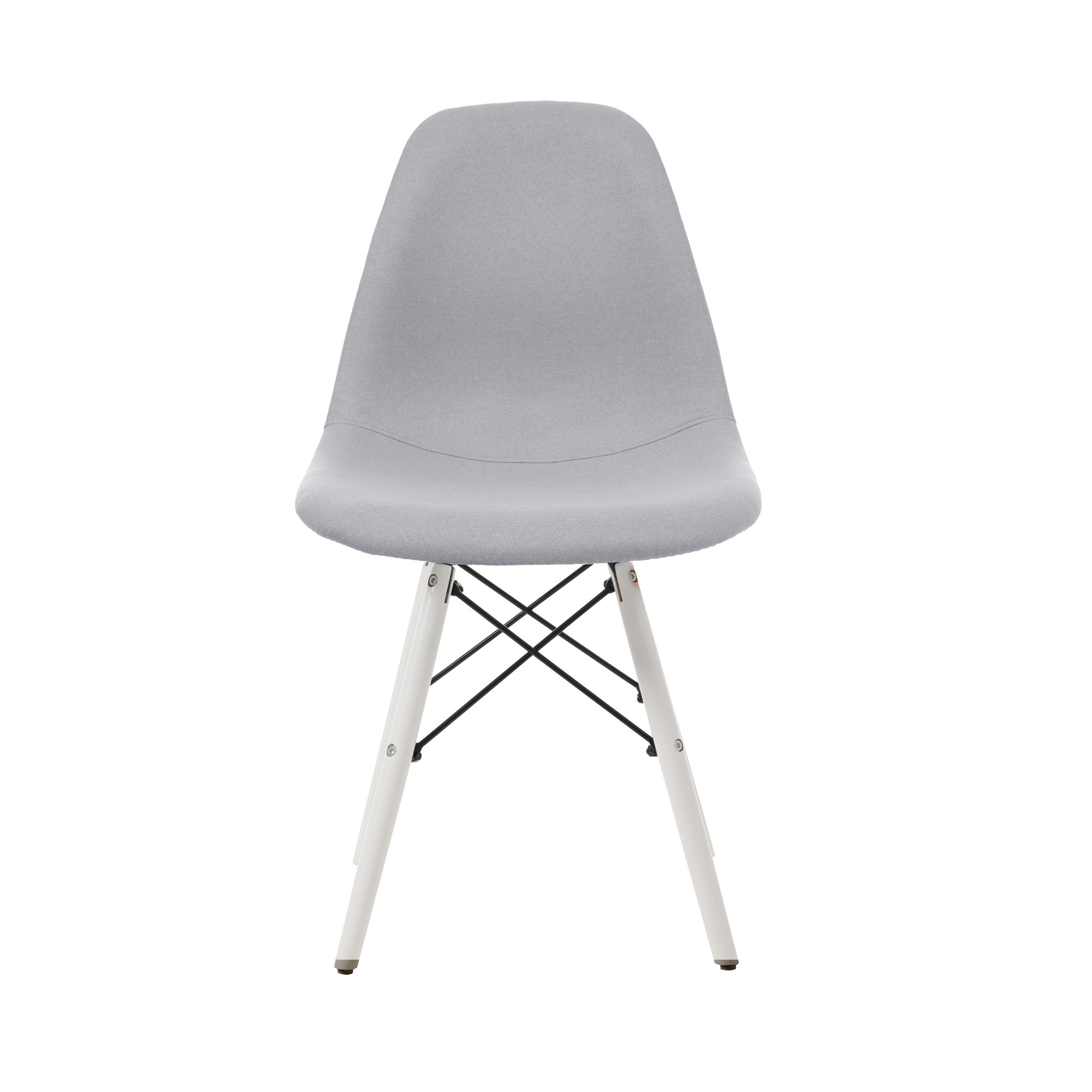 【国内出荷-送.料.無.料】【ライトグレー座面＆ホワイト脚】【ファブリック】イームズチェアリプロダクトダイニングチェアDSWeamesダイニングチェアーイームズ椅子イームズチェアイームズチェアーDSW