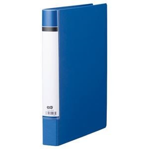 （まとめ） TANOSEE Oリングファイル（貼り表紙） A4タテ 2穴 200枚収容 背幅40mm 青 1冊 30セット