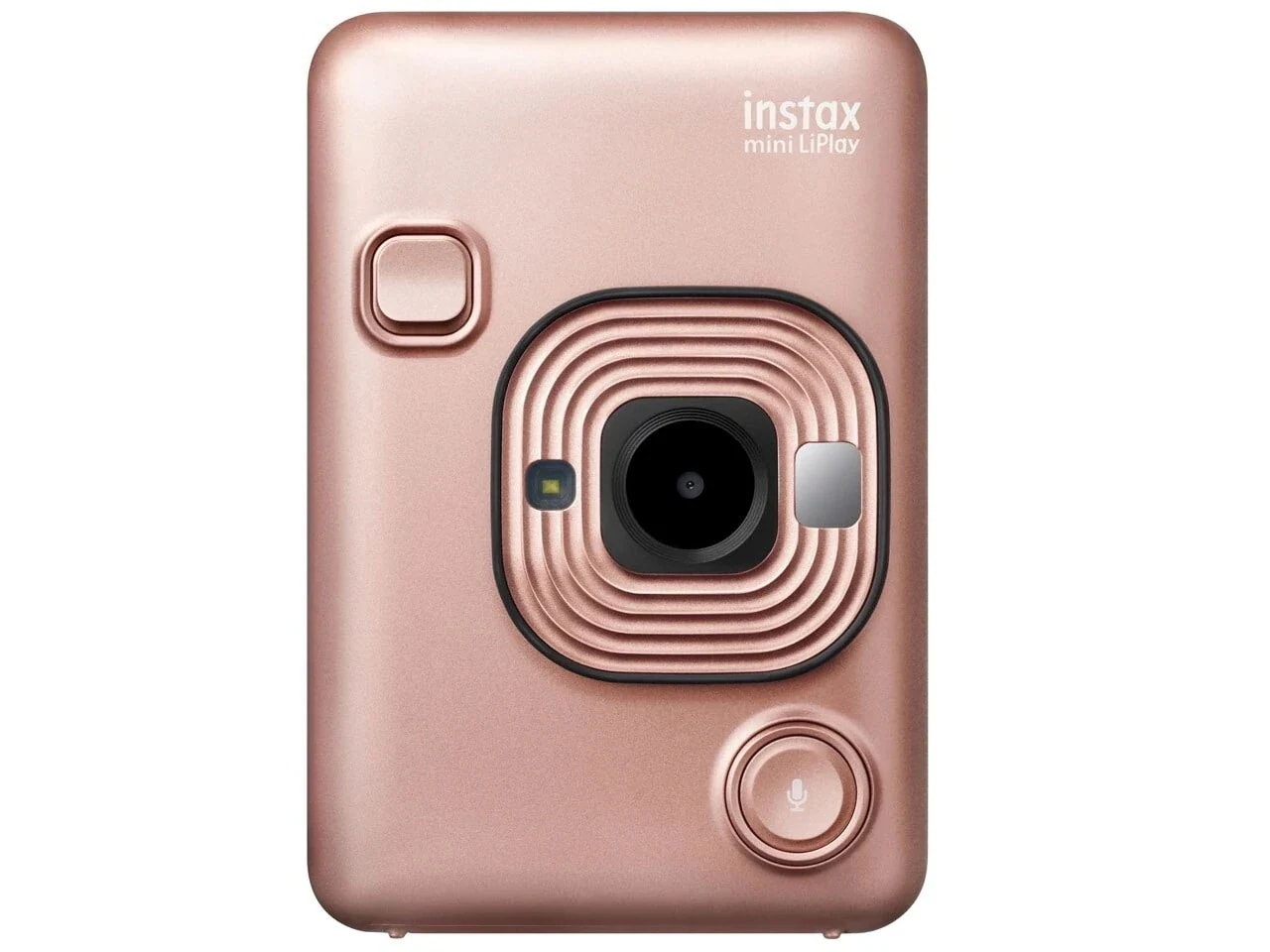 instax mini LiPlay チェキ [ブラッシュゴールド] インスタントカメラ