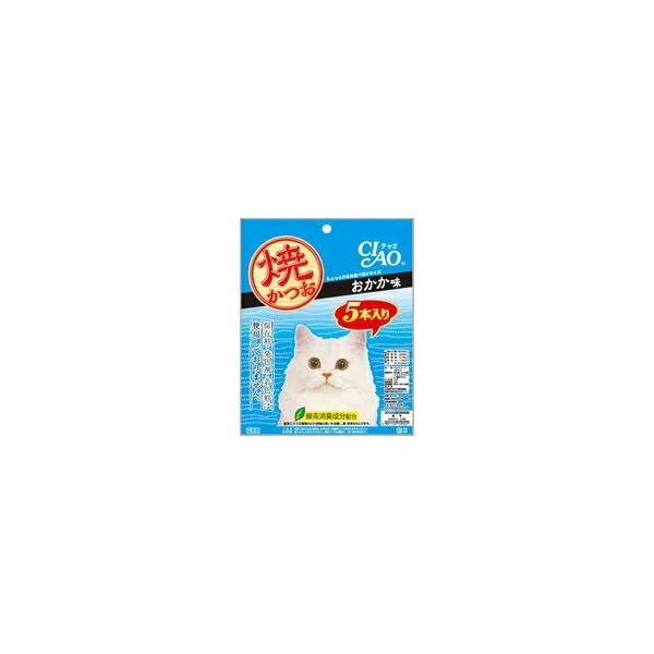 【1ケース】【お取り寄せ対象品】チャオ 焼かつお おかか味 5本入[いなばペットフード] *16個