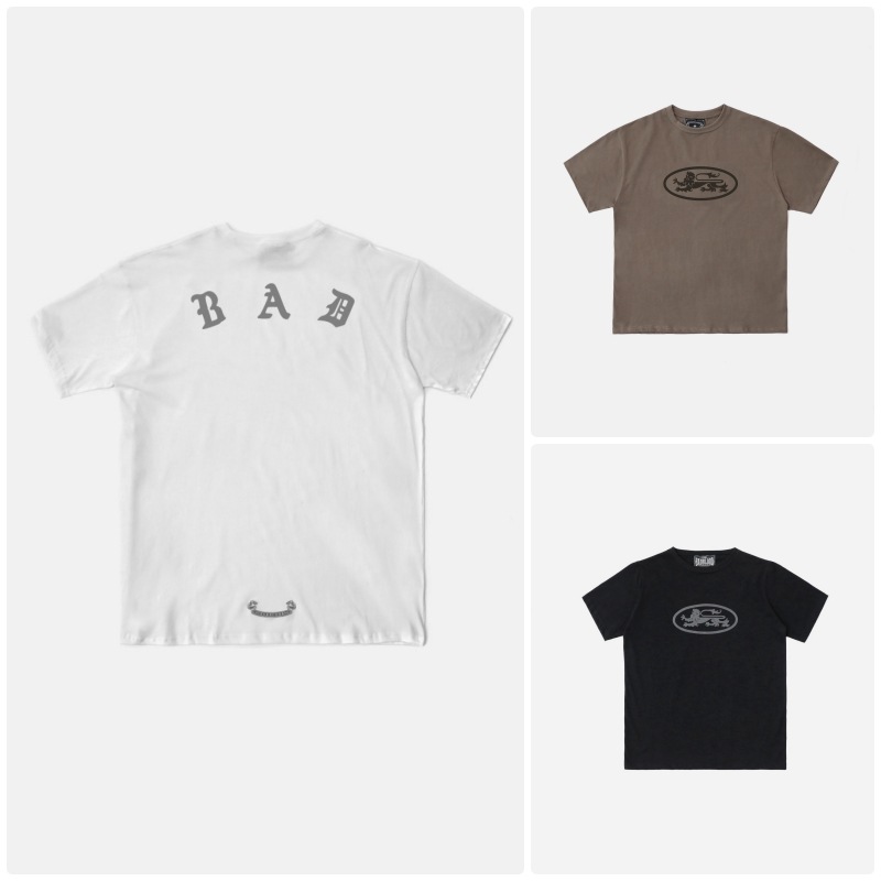 【BADBLOOD】[UNISEX] MYSTIC BASIC T-SHIRT : 3COLORS